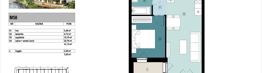 Mieszkanie w inwestycji: Panorama Kwiatkowskiego