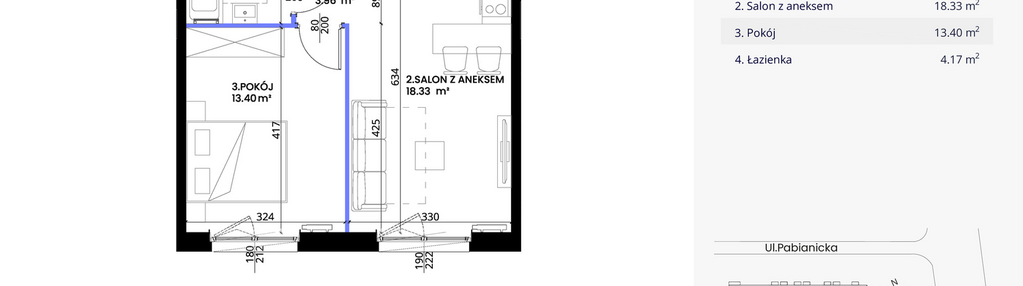 Mieszkanie w inwestycji: Nowa Pabianicka