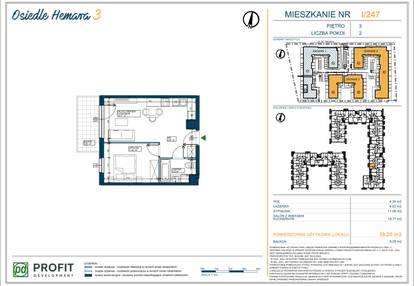 Mieszkanie w inwestycji: Osiedle Hemara - etap III bud. 2 i 3