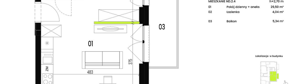 Mieszkanie w inwestycji: Ogrody Staromiejskie
