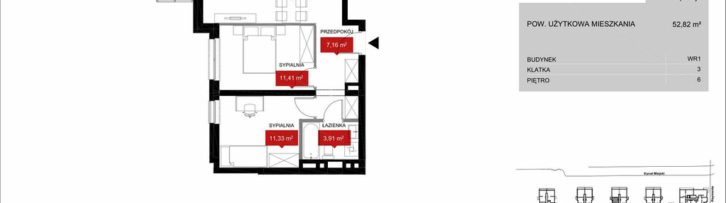 Mieszkanie w inwestycji: Przystań Reymonta