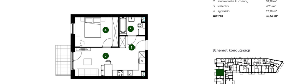 Mieszkanie w inwestycji: Murapol GreenCity bud. 2