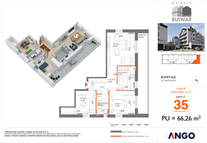 Mieszkanie w inwestycji: Osiedle Bulwar bud. 4