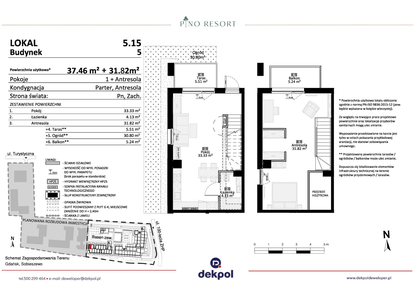 Mieszkanie w inwestycji: Pino Resort