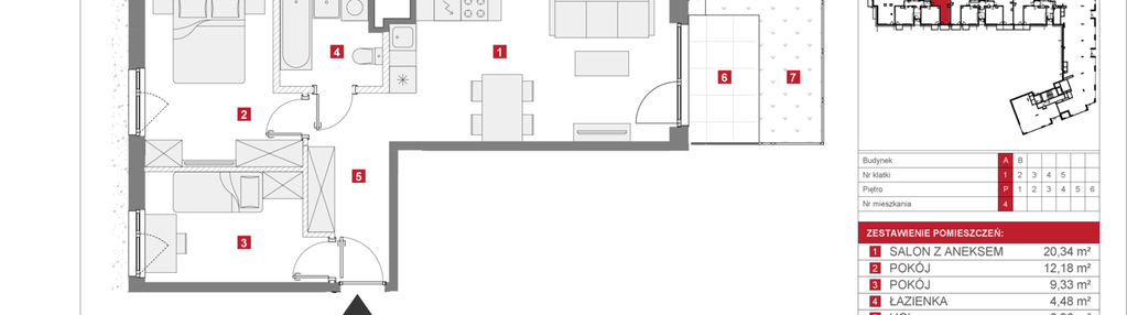 Mieszkanie w inwestycji: Dzielnica Mieszkaniowa Metro Zachód - etap 13