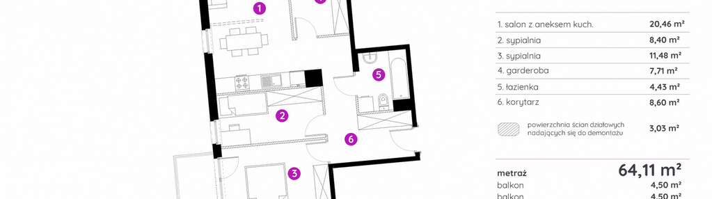 Mieszkanie w inwestycji: Murapol Agosto