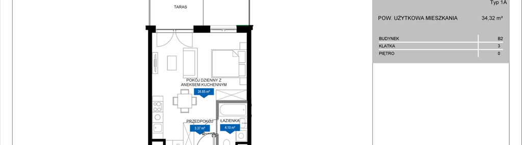 Mieszkanie w inwestycji: Flow - bud. B2 A i bud. B2 B