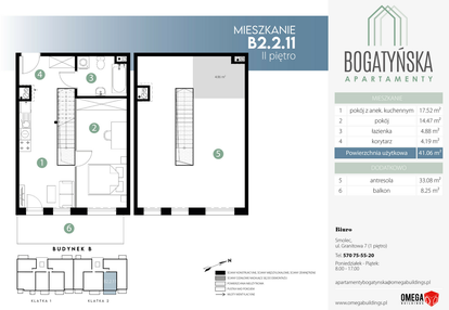 Mieszkanie w inwestycji: Bogatyńska Apartamenty - Etap II