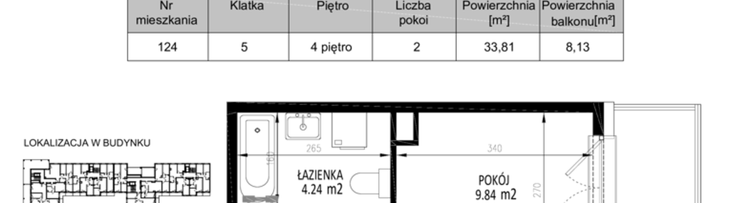 Mieszkanie w inwestycji: Krakowskie Tarasy etap V