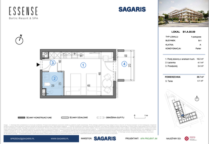 Mieszkanie w inwestycji: ESSENSE Baltic Resort&SPA 2 - apartamenty inwestycyjne