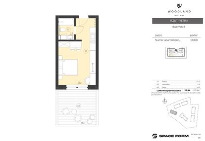 Mieszkanie w inwestycji: Woodland Resort&Spa