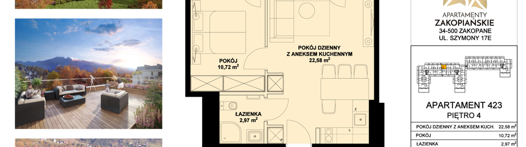 Mieszkanie w inwestycji: Apartamenty Zakopiańskie