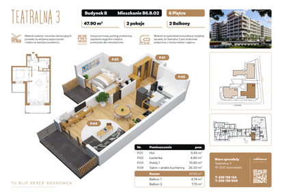 Mieszkanie w inwestycji: Teatralna 3