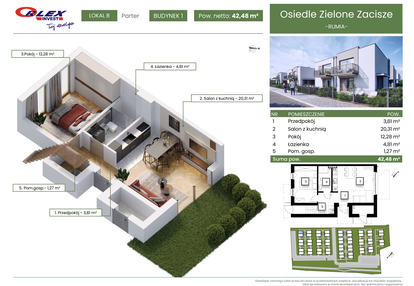 Mieszkanie w inwestycji: Rumia Osiedle Zielone Zacisze