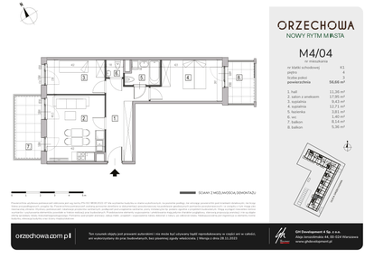 Mieszkanie w inwestycji: Orzechowa