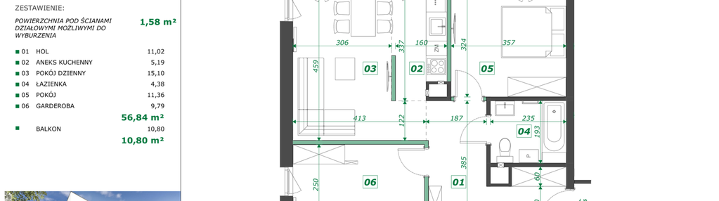 Mieszkanie w inwestycji: Apartamenty Pszczyńska