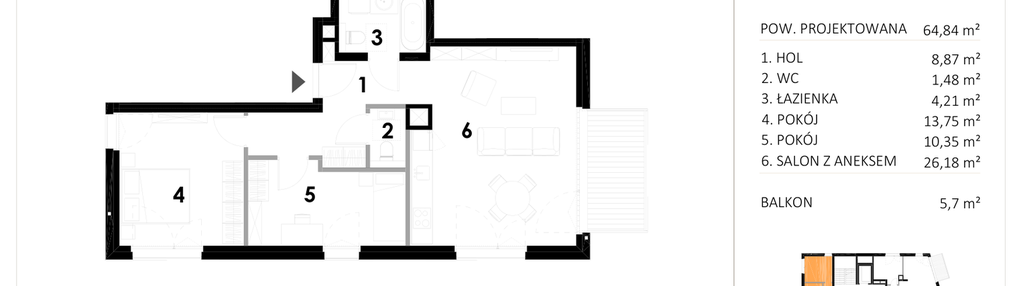 Mieszkanie w inwestycji: Smolna 4