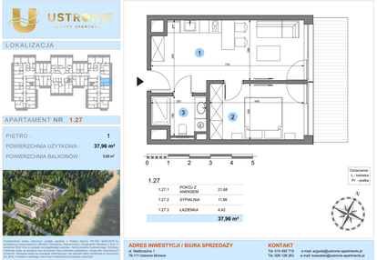 Mieszkanie w inwestycji: Ustronie Luxury Apartments