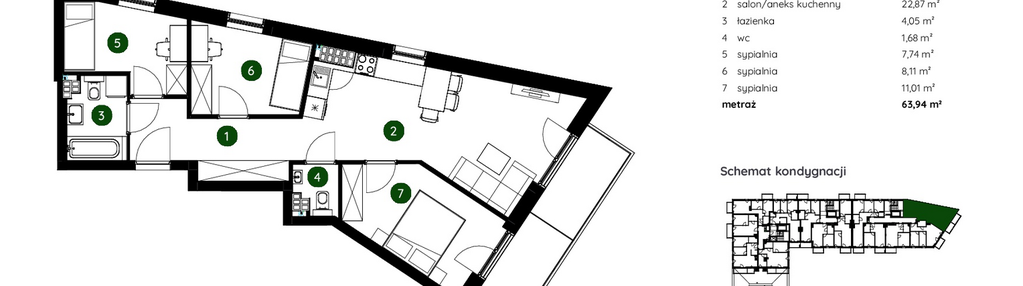 Mieszkanie w inwestycji: Murapol GreenCity bud. 2