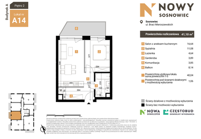 Mieszkanie w inwestycji: Nowy Sosnowiec