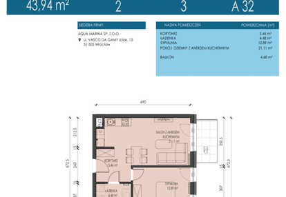 Mieszkanie w inwestycji: Apartamenty Aqua Marina