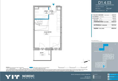 Mieszkanie w inwestycji: Nordic Bemowo - etap IV