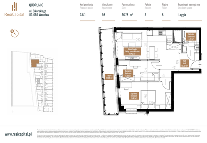 Mieszkanie w inwestycji: Quorum Apartments