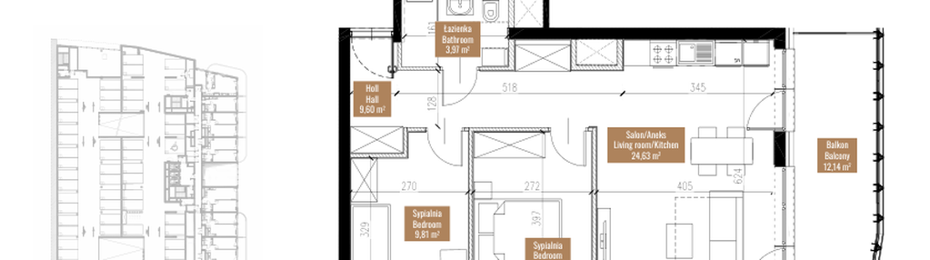 Mieszkanie w inwestycji: Quorum Apartments