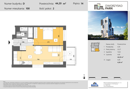 Mieszkanie w inwestycji: Dworzysko Park - Etap III