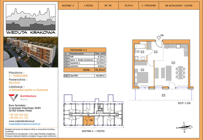 Mieszkanie w inwestycji: Weduta Krakowa