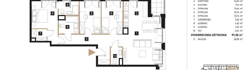 Mieszkanie w inwestycji: Konwiktorska Residence