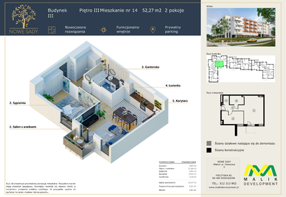 Mieszkanie w inwestycji: Nowe Sady III