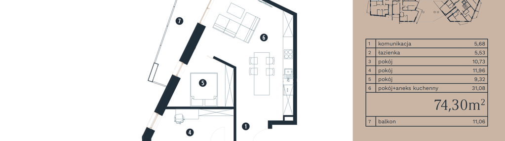 Mieszkanie w inwestycji: Pratum Apartamenty Etap I