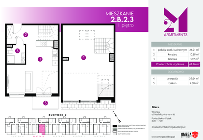 Mieszkanie w inwestycji: 2M Apartments Etap III