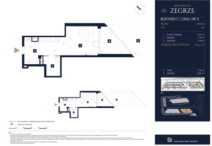 Mieszkanie w inwestycji: Rezydencja Zegrze etap III