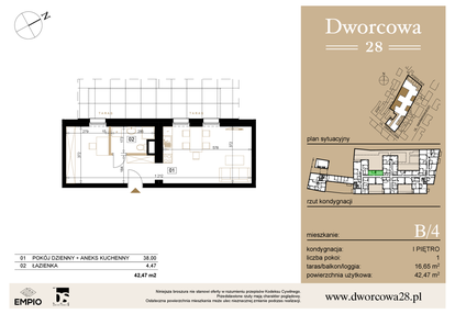 Mieszkanie w inwestycji: Dworcowa 28