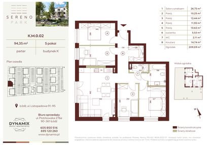 Mieszkanie w inwestycji: Sereno Park