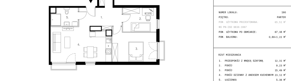 Mieszkanie w inwestycji: Wynalazek 3A