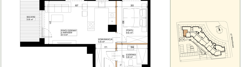 Mieszkanie w inwestycji: Waniliowa