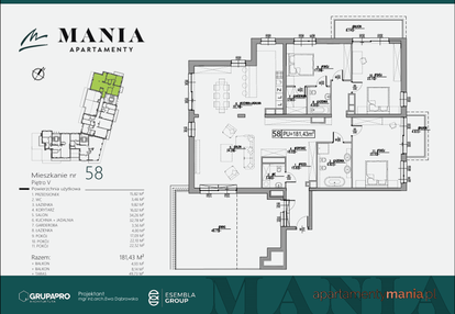 Mieszkanie w inwestycji: MANIA Apartamenty