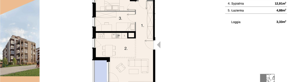 Mieszkanie w inwestycji: Dzielnica Trust