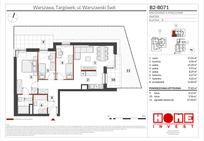 Mieszkanie w inwestycji: Warszawski Świt etap IX