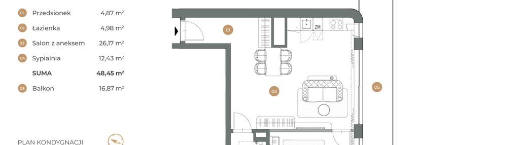 Mieszkanie w inwestycji: Witkiewicza Apartments