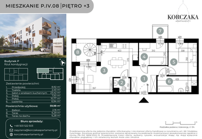 Mieszkanie w inwestycji: Korczaka Apartamenty