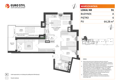 Mieszkanie w inwestycji: Osiedle Warszawska etap IV