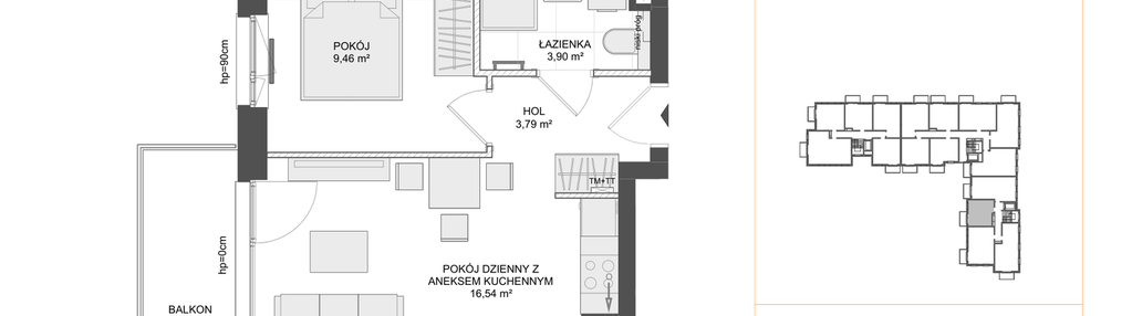 Mieszkanie w inwestycji: Osiedle Przy Błoniach 3 etap III