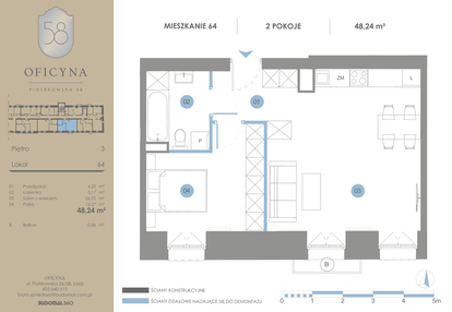 Mieszkanie w inwestycji: Oficyna - mieszkania