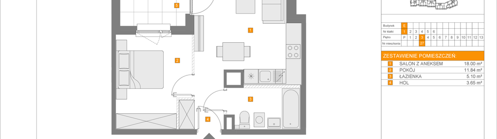 Mieszkanie w inwestycji: Apartamenty Literacka etap 2.2