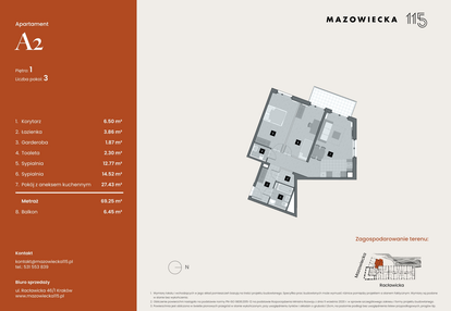 Mieszkanie w inwestycji: Mazowiecka 115