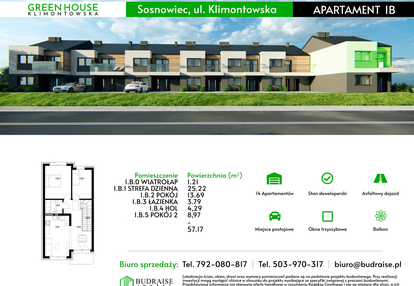 Mieszkanie w inwestycji: Green House Klimontowska
